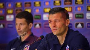 Steaua și-a stabilit obiectivul în Europa League: câștigarea grupei. Gâlcă: "Sper să avem o primă pentru calificarea în 'primăvara europeană'"