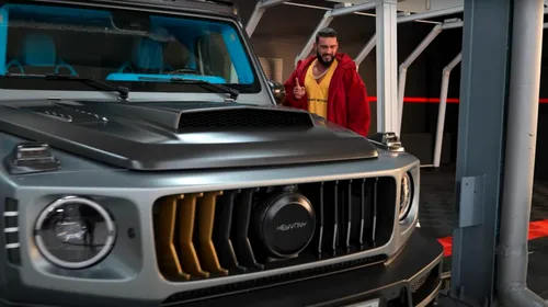 Dorian Popa s-a „crucit” când a văzut cum arată mașina Mercedes G Class 820 Keyvany a lui Mirel <i class='ep-highlight'>Rădoi</i>, un model personalizat de peste 500.000 de euro