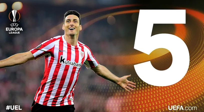 Meciul serii în Europa League! Aritz Aduriz a scris istorie în Bilbao - Genk 5-3. Partidă de pus în ramă pentru internaționalul spaniol de 35 de ani