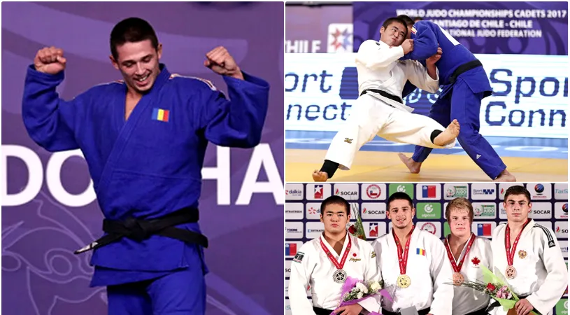 PERFORMANȚĂ‚ | România are campion mondial la judo: cadetul Eduard Șerban a învins în finală un sportiv din patria-mamă a duelurilor pe tatami