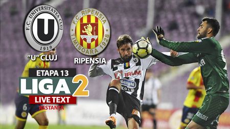 ”U” Cluj câștigă restanța cu Ripensia și încheie 2020 pe loc care duce în play-off. Gabi Tamaș, decisiv pentru trupa lui Costel Enache