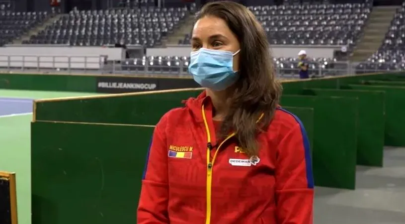 Moment bizar în Fed Cup! De ce nu a stat pe bancă Monica Niculescu în primul set al meciului dintre Gabriela Ruse și Jasmine Paolini
