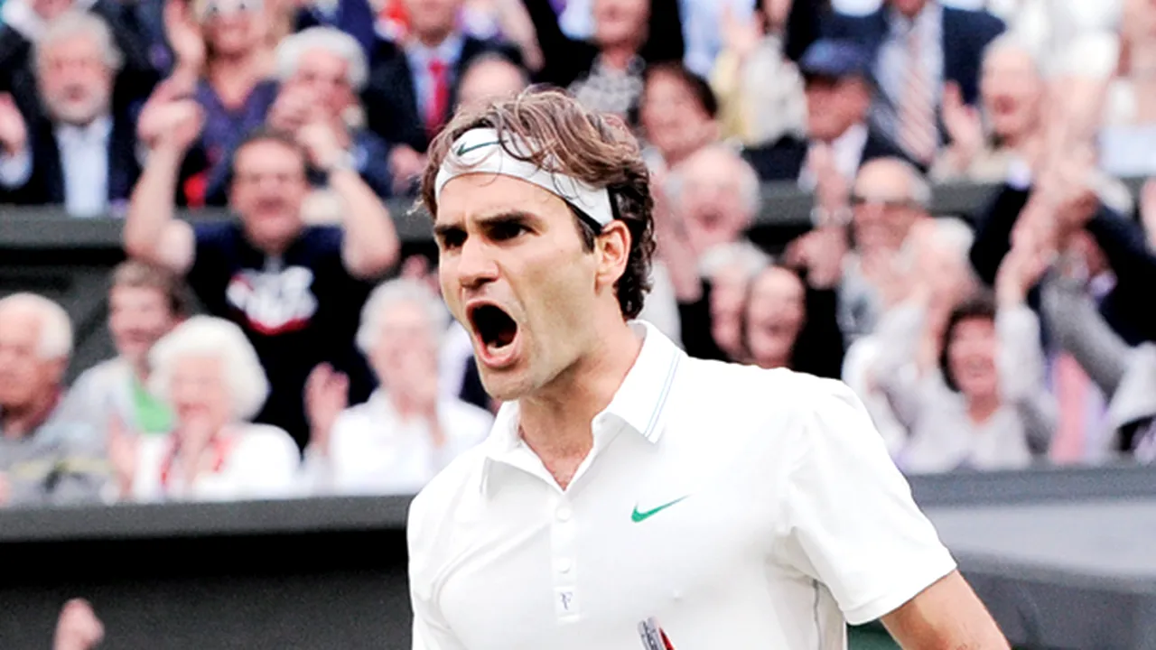 Revoluționarul FedEx!** Roger Federer a devenit primul jucător din lume ce va juca a 8-a finală pe iarba de la Wimbledon