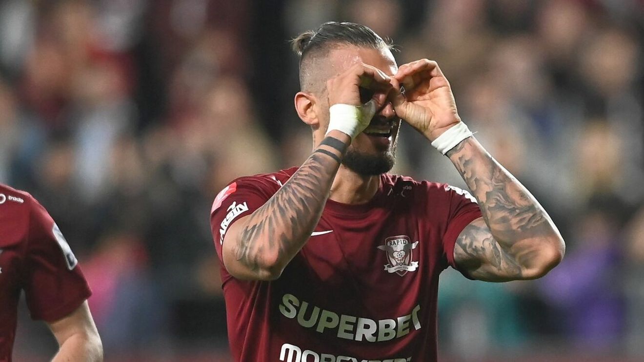 Transfer bombă! Pleacă Marko Dugandzic de la Rapid? Adi Mutu plătește o sumă imensă pe golgheter