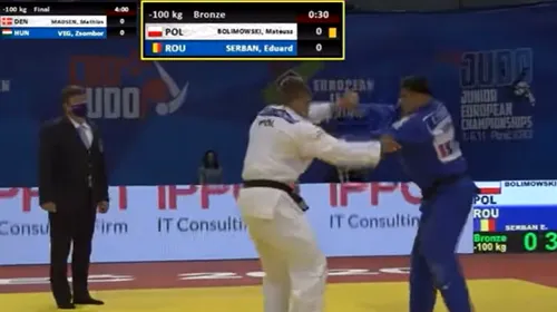 România, reușită fabuloasă la Judo! Încă o medalie pentru țara noastră la Campionatele Europene de Tineret | VIDEO
