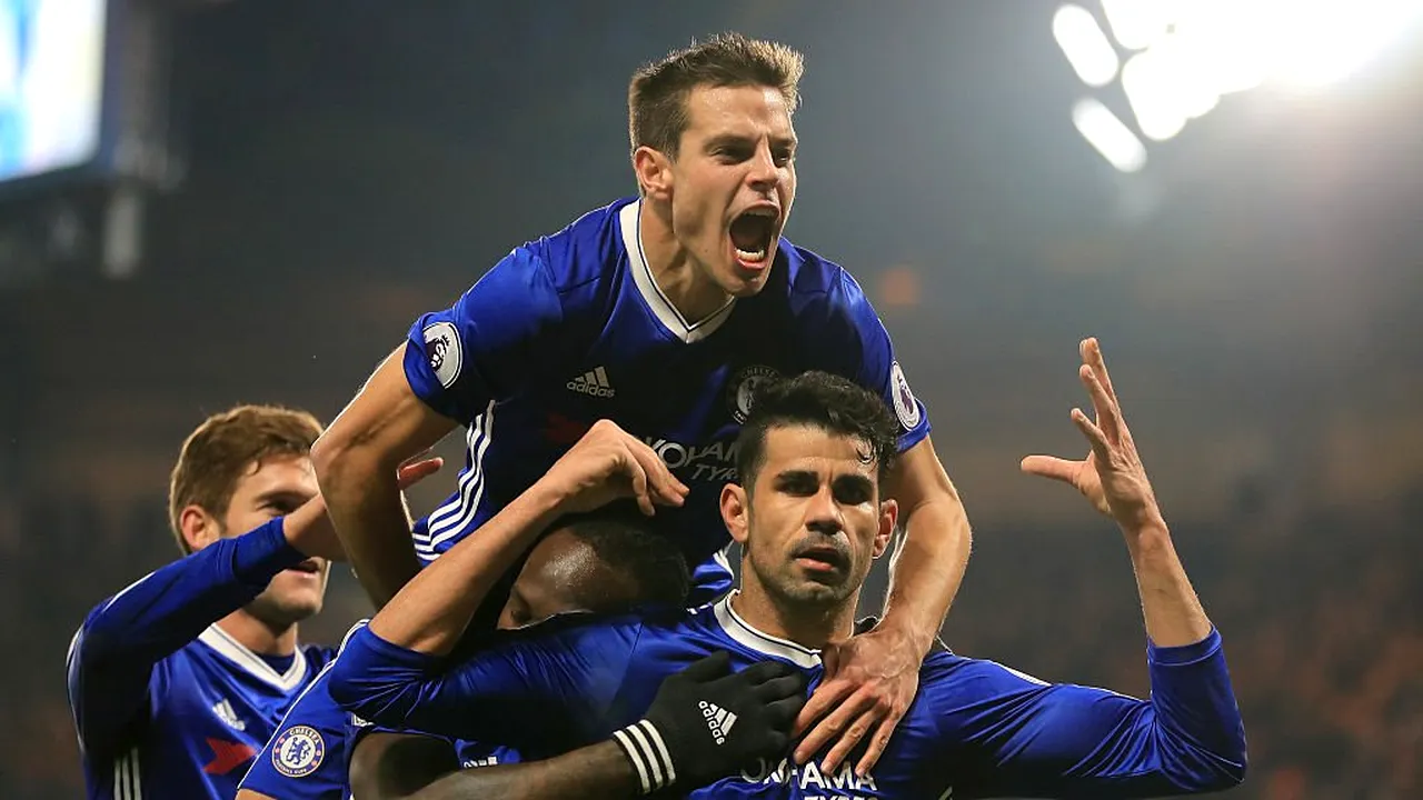 Etapa în care Chelsea a devenit mare favorită la titlul din Premier League! Diego Costa s-a întors cu gol, apărarea și-a făcut din nou treaba și echipa lui Conte se uită de sus la marile rivale