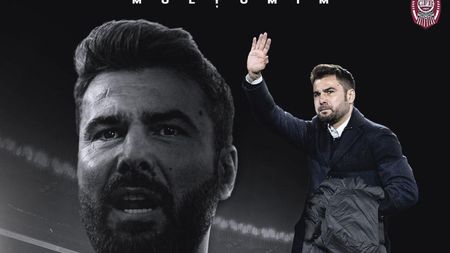 Anunțul oficial al lui CFR Cluj despre despărțirea de Adrian Mutu