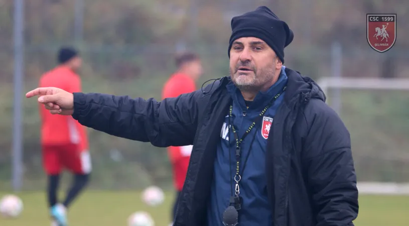 Claudiu Niculescu, în fața debutului la Șelimbăr: ”Am încredere că băieții mei vor face tot ce depinde de ei pentru a câștiga cele trei puncte cu Slatina”