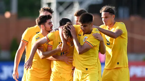România U20 spulberă naționala Angliei în Liga Elitelor! Cum a reușit nepotul lui Ilie Balaci să-i îngenuncheze pe englezi