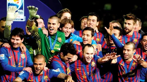 Gustul succesului!** Barcelona a primit trofeul 
