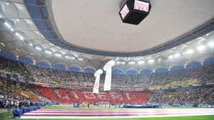 Fanii Stelei și ai lui Dinamo și-au dat mâna pentru un spectacol FABULOS!** Suporterii au strigat "RESPECT!" Managerul steliștilor a stricat însă totul