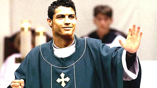 Cristiano Ronaldo în sutană! Un preot dă în judecată Biserica: ** „Din cauza voastră mi-am ratat cariera la Manchester United” :)