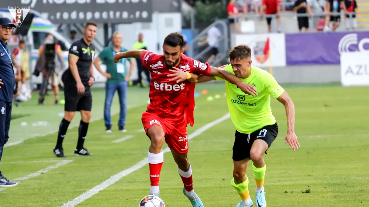 Trupa lui Rednic și-a Fabrycat primul succes în Superliga: UTA – Poli Iași 1-0