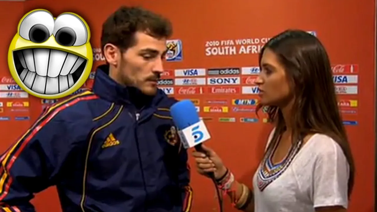 VIDEO **Casillas, luat la întrebări de iubita lui, după eșecul cu Elveția