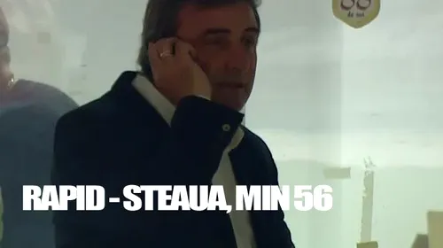 „Mache, fă-mi legătura!”** Ce i-a spus Becali lui Stoichiță la telefon, în timpul meciului cu Rapid:** „Alo, nu vezi că ăla nu mai poate?”