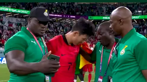 Scandal la finalul meciului Coreea de Sud – Ghana! Fanii au răbufnit după gestul făcut de un oficial ghanez la adresa lui Son | VIDEO & FOTO