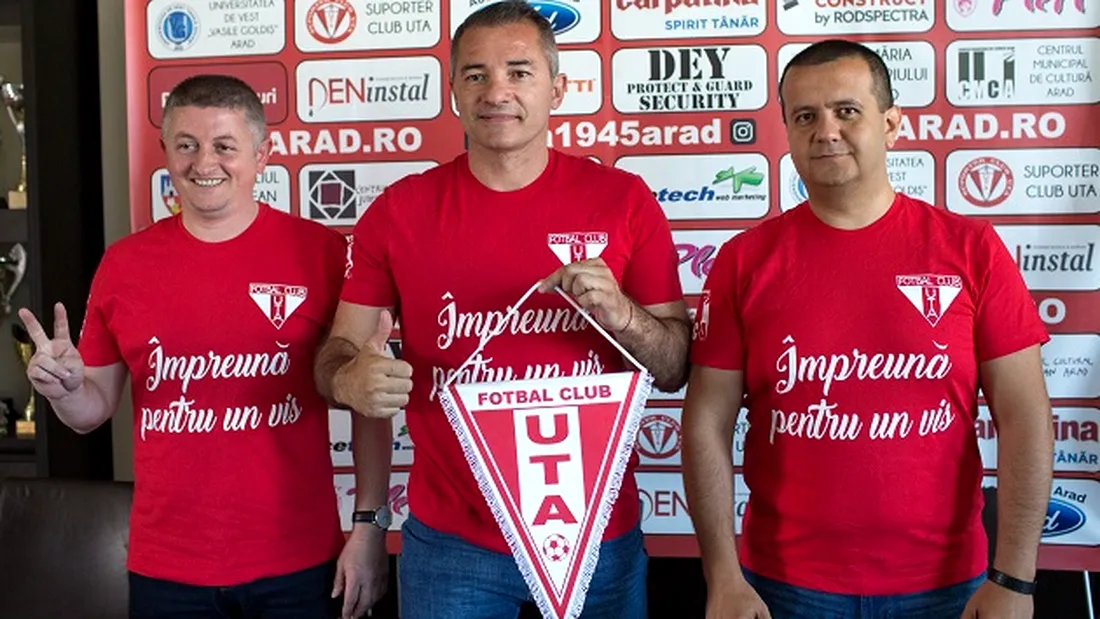 Conducerea clubului UTA se pune între primarul Aradului și suporterii echipei,** îndemnând la 