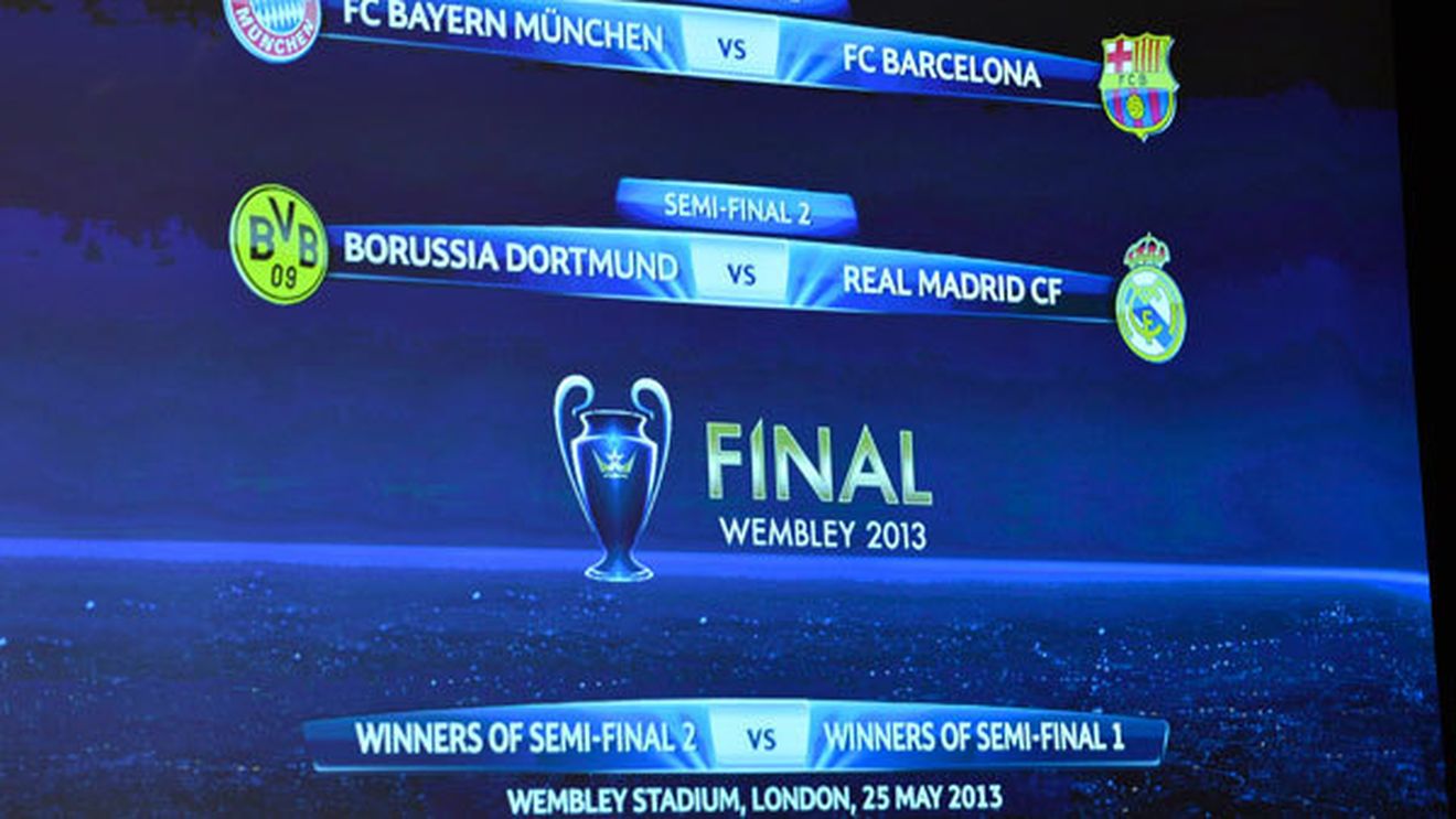 Asta va fi finala Ligii Campionilor? :) FOTO:** O coincidență apărută cu biletele de la tragerea la sorți face vâlvă pe net