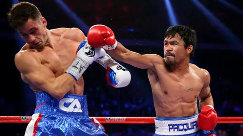 Manny Pacquiao l-a învins pe Algieri și rămâne deținătorul centurii WBO la semimijlocie