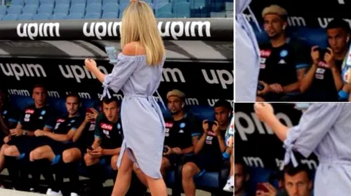 N-au fost ochi decât pentru ea! FOTO | Cum arată jurnalista care i-a lăsat cu gura căscată pe Chiricheș și colegii lui la meciul cu Lazio