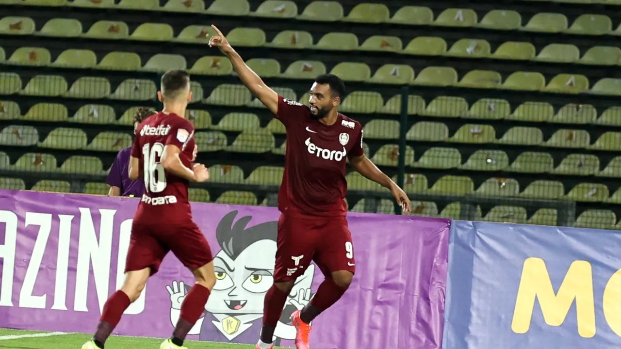 Billel Omrani, gol senzațional în meciul CFR - FCSB. Cum i-a adus pe clujeni în avantaj cu un șut incredibil | FOTO