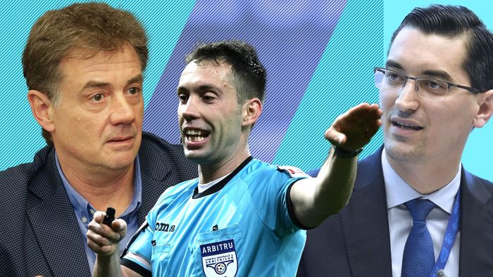 Dovada ca FRF îl ține în brațe pe George Găman și își bate joc de nume grele din arbitraj! „Bătrânii” sunt persona non grata, iar familia „fluierașului” din Bănie primește derogare de la Răzvan Burleanu și Kyros Vassaras. EXCLUSIV