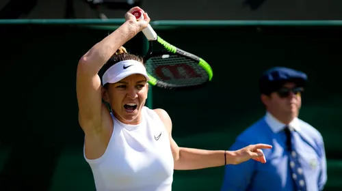 Wimbledon 2019 | Uluitor! Simona Halep a greșit ca o începătoare: a făcut trei duble greșeli la rând, dar s-a redresat și a câștigat un game important