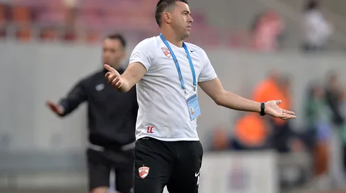 Cosmin Contra dă de pâmânt cu fotbaliștii lui Dinamo: „Chiar nu avem minte? Nu-mi explic, e inadmisibil!”. Antrenorul l-a taxat pe Hanca, dar îl menajează pe Katsikas