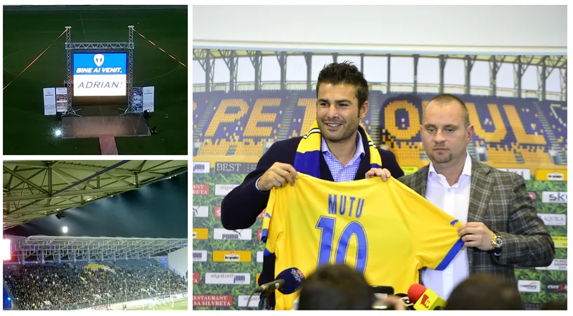 Mutu a fost prezentat la Petrolul ca un megastar: 