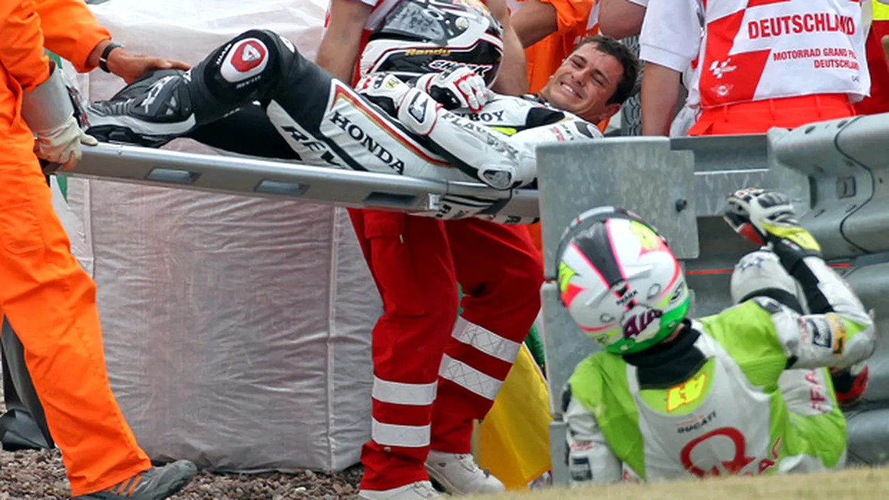 VIDEO&FOTO** Grav accident al lui de Puniet la MotoGP din Germania