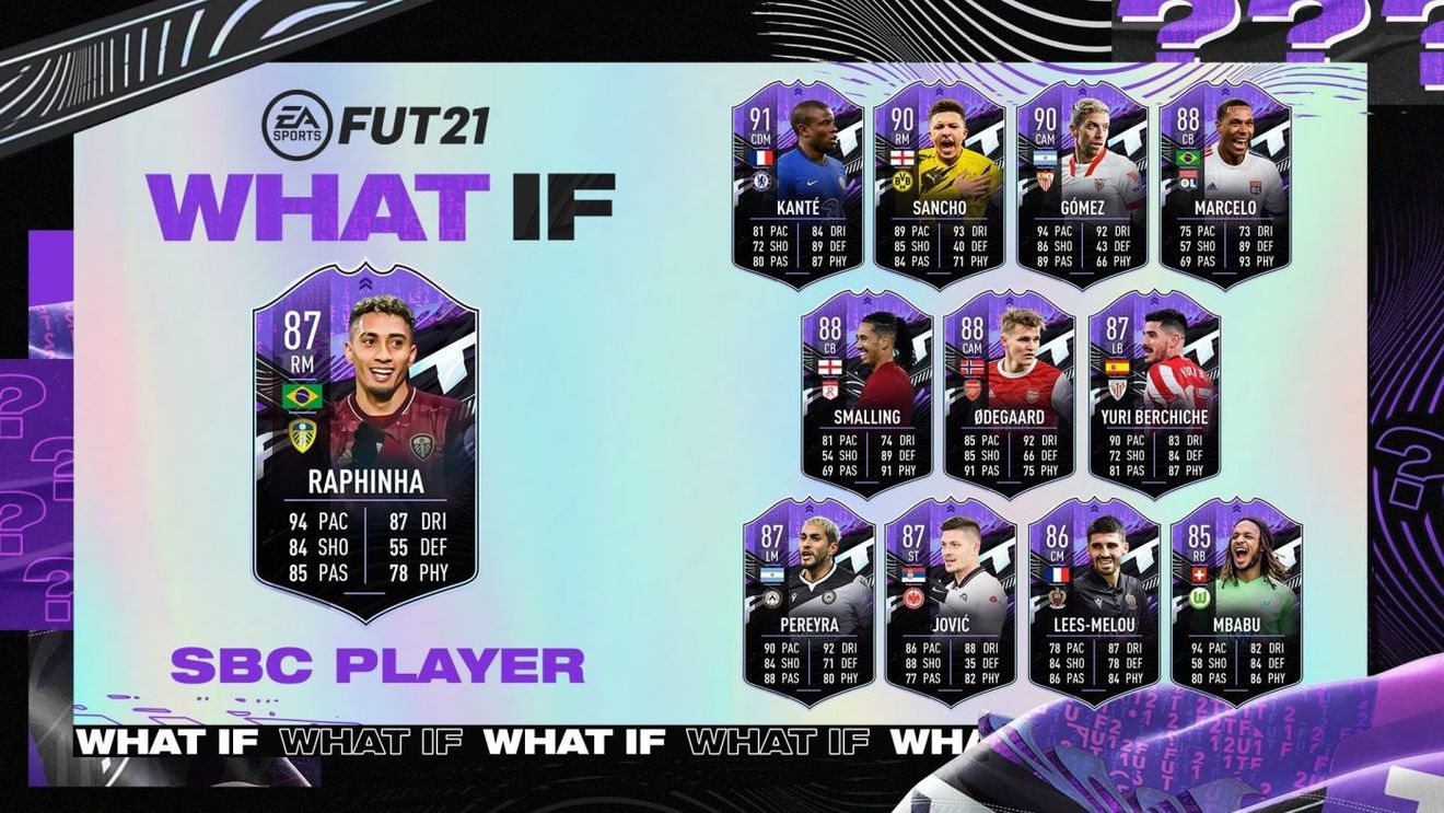 Raphinha în FIFA 21 | Cerințe SBC, recompense, data de expirare și ultimele informații despre cardul mijlocașului