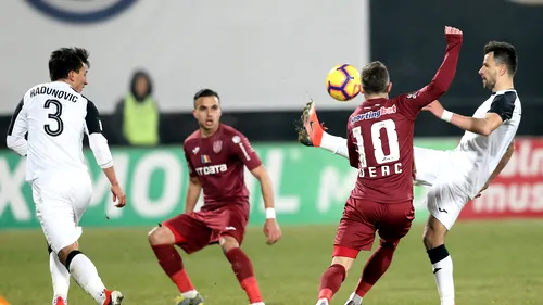 CFR Cluj - Astra 1-1! Campioana pierde teren în lupta pentru titlu. Omrani putea aduce victoria pe final