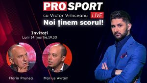 ProSport Live, o nouă ediție premium pe prosport.ro! Florin Prunea și Marius Avram vorbesc despre cele mai importante subiecte din fotbal!
