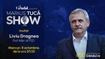 Marius Tucă Show începe miercuri, 8 octombrie, de la ora 20.00, live pe Gândul. Invitat: Liviu Dragnea