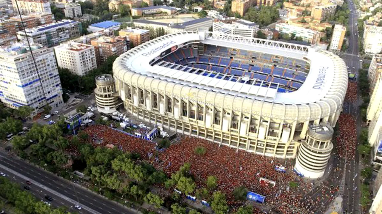 500 de milioane de euro pentru ca Real Madrid să schimbe denumirea stadionului în Abu Dhabi Santiago Bernabeu