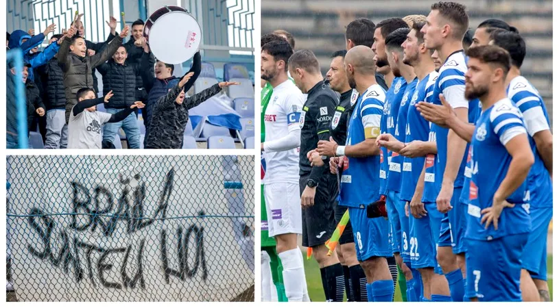 Fanii Daciei Unirea Brăila au reacționat după încă o umilință a favoriților, cu FC Buzău: ”Noi și cu Dinamo ce mai luăm atâtea goluri!”
