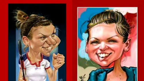 GALERIE FOTO | Simona Halep, în imaginația caricaturiștilor din întreaga lume! Expoziție extraordinară dedicată jucătoarei de tenis 