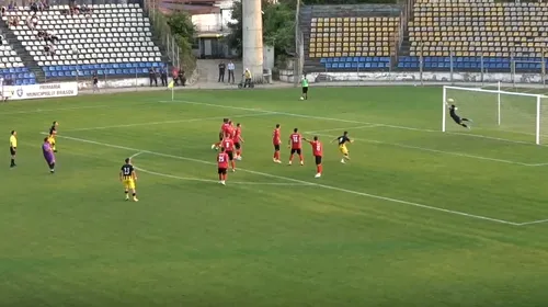 VIDEO | Golul sezonului în Cupa României. Portarul echipei suporterilor stegari a înscris senzațional, din lovitură liberă, și a eliminat FC Brașov