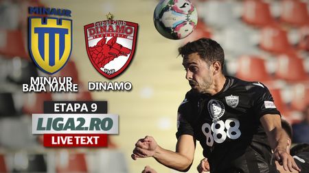 Minaur și Dinamo au fost egale la Baia Mare, într-un meci în care arbitrul a luat mai multe decizii pro bucureșteni. ”Câinii” rămân departe de locurile de play-off