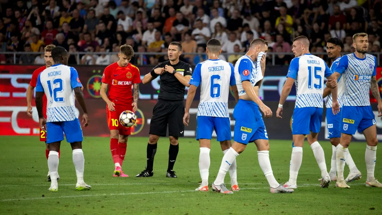 Comentatorii TV i-au făcut praf pe fotbaliștii Universității Craiova după ce FCSB a reușit golul de 3-0 într-o repriză umilitoare pentru fotbaliștii lui Mihai Rotaru! „O apărare de coșmar, într-o seară de coșmar”