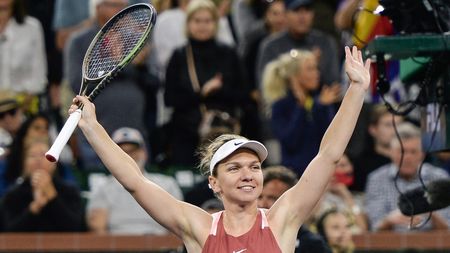 Simona Halep s-a calificat în semifinale la Indian Wells pentru a patra oară în carieră, după ce a făcut instrucție cu Petra Martic! Victorie în mai puțin de o oră
