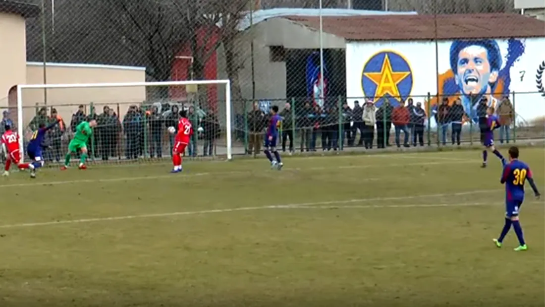 Steaua rămâne invincibilă și după amicalul cu CS Tunari.** Jucătorii lui Oprița au câștigat din nou contra unui advers dintr-o ligă superioară | VIDEO