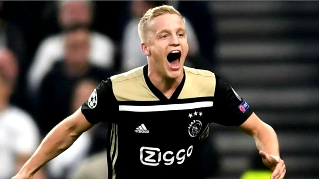 Suma uriașă pe care vrea s-o ofere Real Madrid olandezilor de la Ajax Amsterdam pentru Donny Van de Beek. Când ar putea avea loc transferul