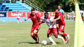 CSC Șelimbăr, prima victorie în Liga 2! Succes la limită contra CS Dinamo, dar care dă încredere. Directorul sportiv Ioan Luca: ”Avem o echipă mai bună decât sezonul trecut”