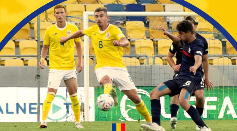 România U19 a pierdut și al doilea meci de la EURO, cu Franța, după ce a prins curaj prea târziu. Adrian Văsâi a pus în primul ”11” patru jucători care în sezonul trecut au evoluat în Liga 2