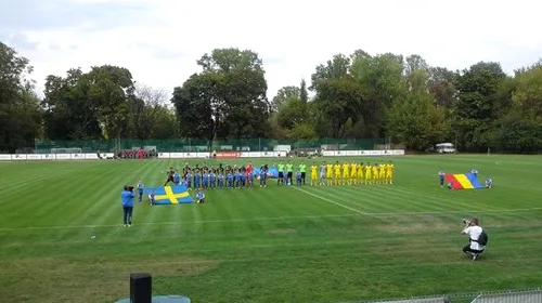 Naționala U17 a României, în finala Syrenka Cup, după 2-1 cu Suedia
