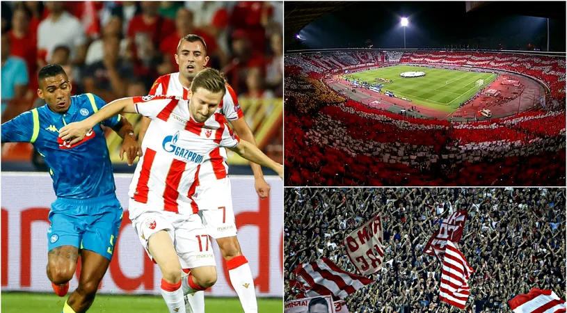 Meciul care a ținut Severinul treaz! Atmosferă incredibilă la Steaua Roșie - Napoli, dar fotbal prost pe Marakana din Belgrad