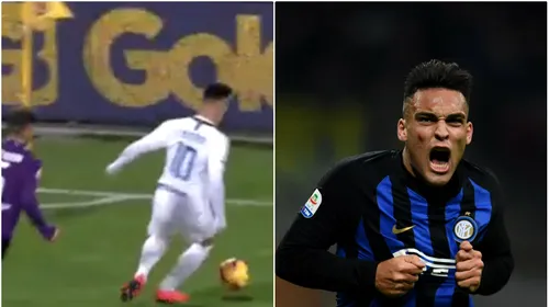 VIDEO | Driblingul zilei vine din Italia! Inter a fost egalată dramatic de Fiorentina, dar s-a consolat cu trecerea spectaculoasă a lui Lautaro Martinez