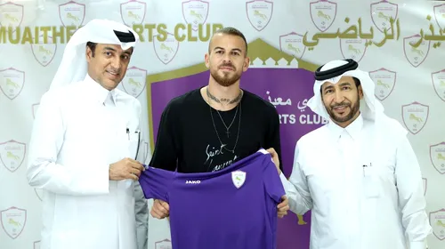 OFICIAL | Denis Alibec a fost prezentat la Muaither SC! Anunțul clubului qatarez și salariul fabulos pe care-l va primi