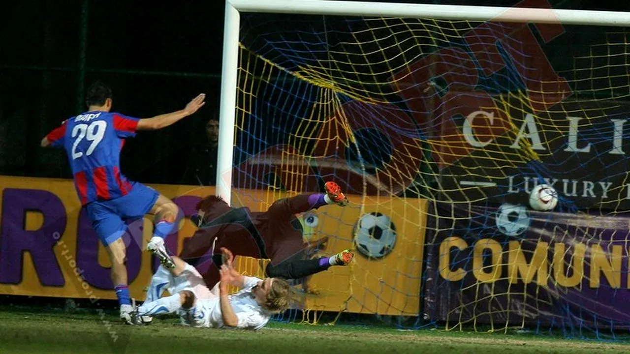 Prima înfrângere pentru Lăcătuș în Antalya!** Steaua-Lech Poznan 1-2